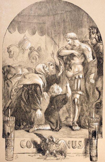 Coriolano, 1890 de John Gilbert