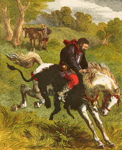 Eduardo IV y el Curtidor de Tamworth de John Gilbert