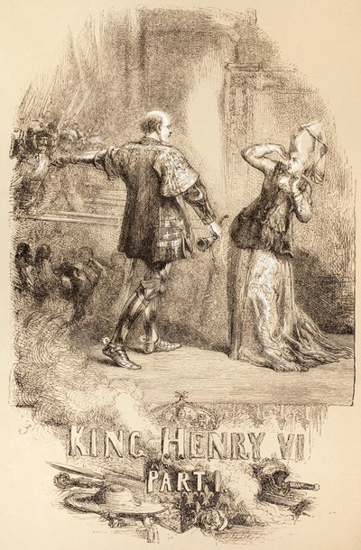 Enrique VI, Parte I, 1890 de John Gilbert