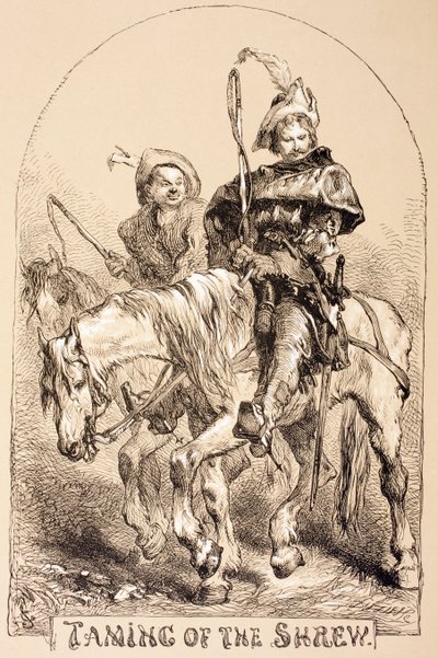 Ilustración para La fierecilla domada, de 