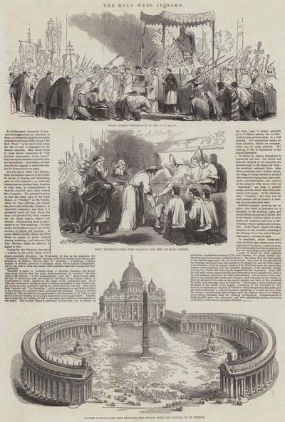 La Semana Santa en Roma de John Gilbert