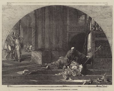 El asesinato de Thomas A Becket de John Gilbert