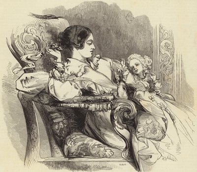 La Reina y el Príncipe de Gales de John Gilbert