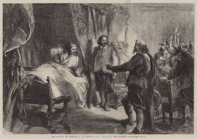La captura de Carlos I en Holmby-House de John Gilbert