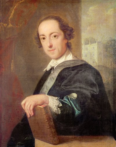 Retrato de Horatio Walpole, 4º Conde de Oxford, 1754 de John Giles Eckhardt