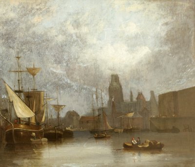St Mary Redcliffe desde el Puerto Flotante de John Glen Wilson