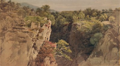 Paisaje con rocas, siglo XVIII-XIX, 1935 de John Glover