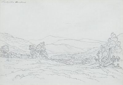 Montaña Llantysilio, Gales de John Glover