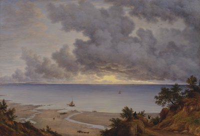 Bahía de Sandown, desde cerca de Shanklin Chine, Isla de Wight de John Glover