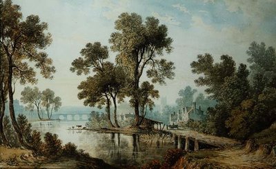 Vista de Darley, Derbyshire de John Glover
