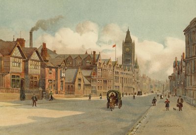 Universidad de Liverpool (litografia en color) de John Glynn