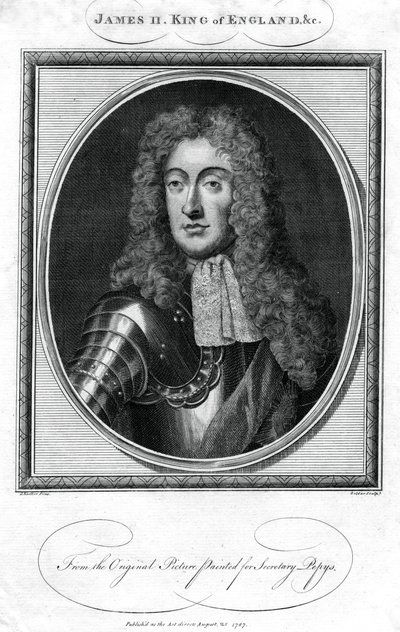 Rey Jacobo II de Inglaterra, 1787 de John Goldar