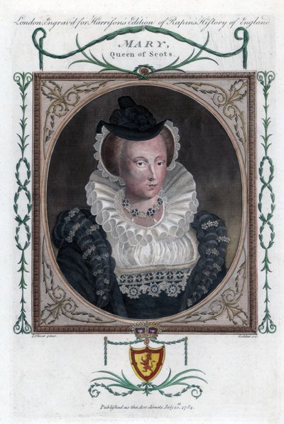María I de Escocia, conocida popularmente como María, Reina de Escocia, 1794 de John Goldar