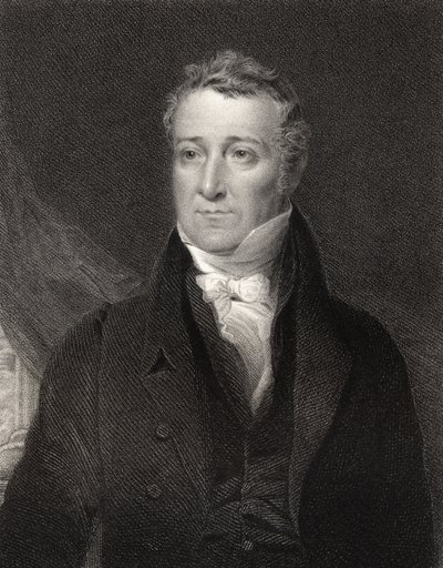 William Huskisson, grabado por John Cochran, de 