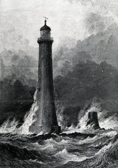 El Nuevo Faro Propuesto de Eddystone, ilustración de 