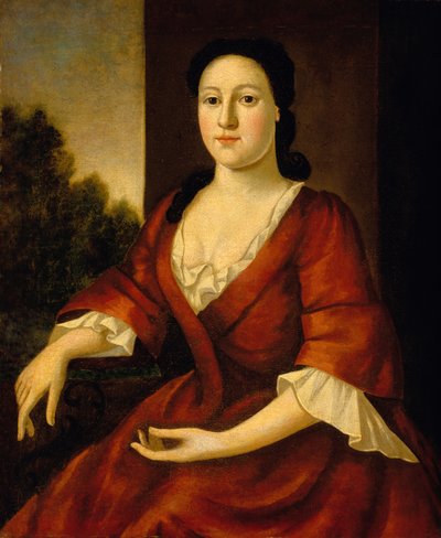 Retrato de la Sra. John Greenleaf, nacida Priscilla Brown (n.1725) c.1748 de John Greenwood