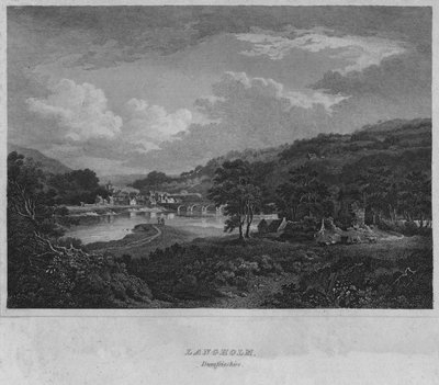 Langholm, Dumfrieshire, 1814 de John Greig