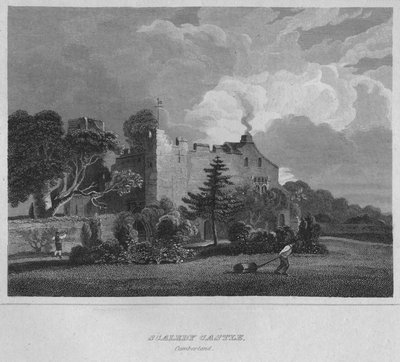 Castillo de Scaleby, Cumberland, 1814 de John Greig