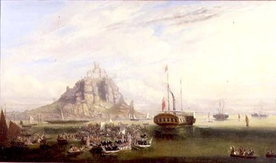 La partida de la Reina Victoria y el Príncipe Alberto desde St. Michael