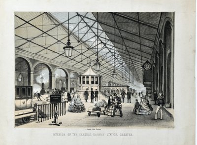 Interior de la Estación General de Ferrocarril, Chester de John Gresty