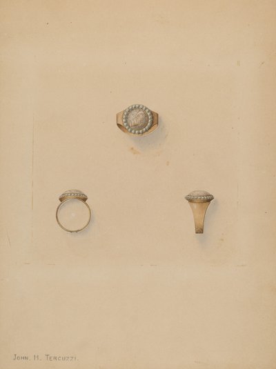 Anillo de Luto de John H. Tercuzzi