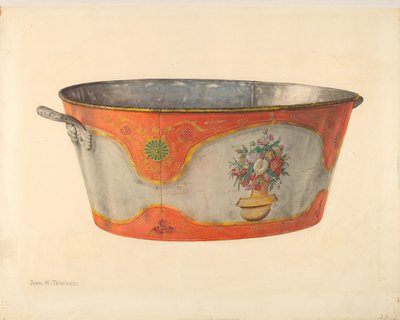 Cuenco pintado de John H. Tercuzzi