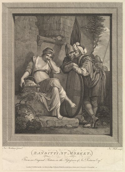 Bandidos en el Mercado, 9 de noviembre de 1780. de John Hall