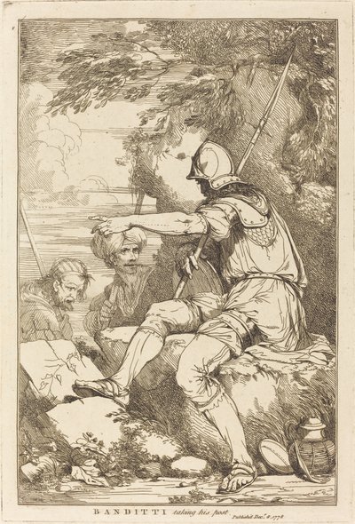 Bandido tomando su puesto de John Hamilton Mortimer