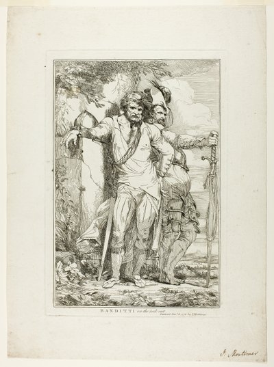 Banditti al acecho de John Hamilton Mortimer