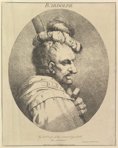 Bardolph Doce Personajes de Shakespeare, 20 de mayo de 1775 de John Hamilton Mortimer