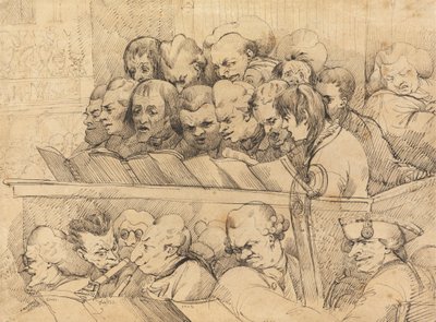 Coro y Orquesta (Una banda coral) de John Hamilton Mortimer