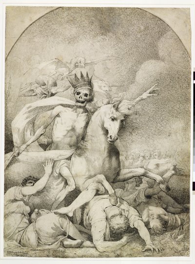 La Muerte en un Caballo Pálido, c.1775 de John Hamilton Mortimer