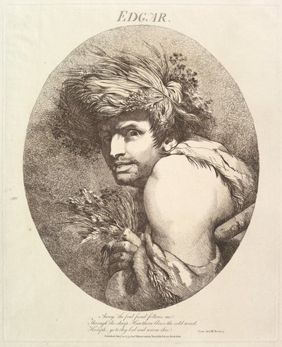 Edgar Doce personajes de Shakespeare, 20 de mayo de 1775 de John Hamilton Mortimer