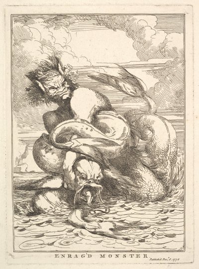 Monstruo enfurecido de John Hamilton Mortimer