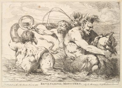 Monstruos vengativos, 25 de enero de 1780 de John Hamilton Mortimer