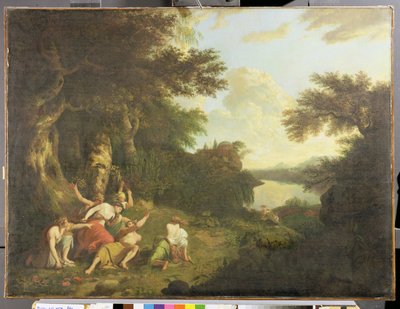 La muerte de Orfeo, c.1770 de John Hamilton Mortimer