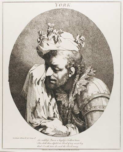 York, de Doce personajes de Shakespeare de John Hamilton Mortimer