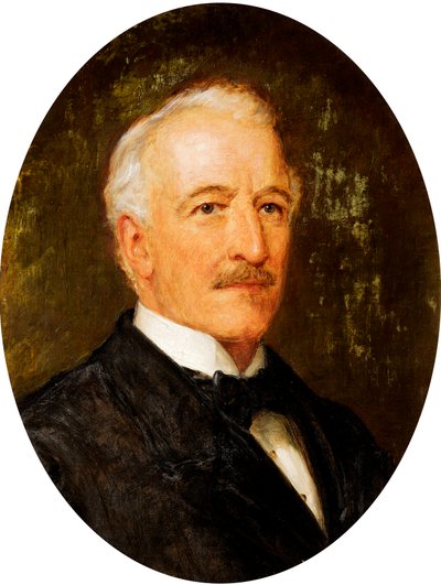 Barón Charles Conrad Adolphus du Bois de Ferrieres (1823-1908), diputado liberal por Cheltenham (1880-85), c.1885-1900 (óleo sobre lienzo) de John Hanson Walker