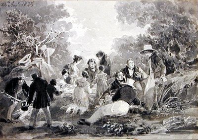 Un picnic junto al lago de John Harden