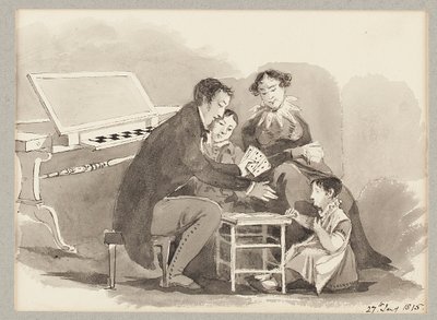 Un juego de cartas, 1815 de John Harden