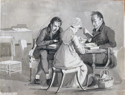 Una noche de lectura, 17 de febrero de 1812 de John Harden