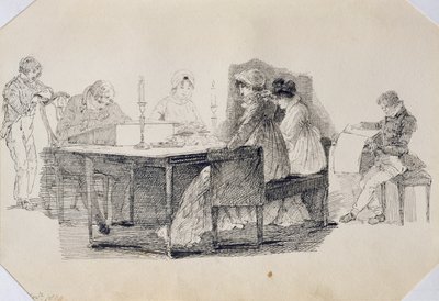 Una noche en casa, 1804 de John Harden