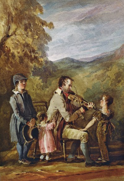 Violinista Ciego de John Harden
