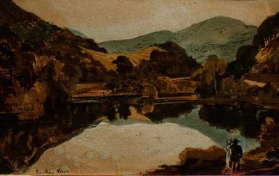 Río Brathay cerca de Hawkshead, Cumbria de John Harden