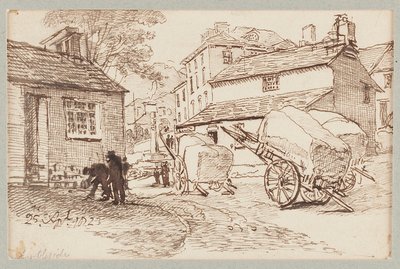 Carros en Ambleside, Cumbria, 1823 de John Harden