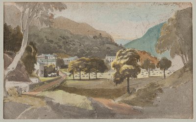 Campos fuera de Brathay, 1812 de John Harden
