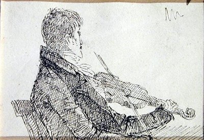 Tocando el Violín de John Harden