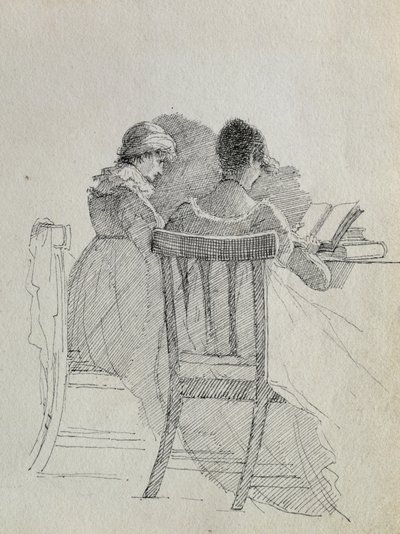 Leyendo (detalle) de John Harden