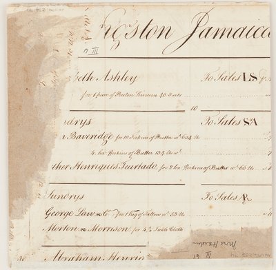 Tabulación sobre George Law de John Harden