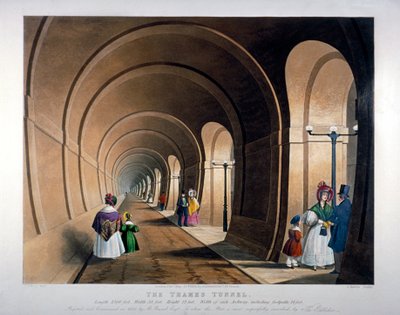 Túnel del Támesis, Londres, 1835 de John Harris